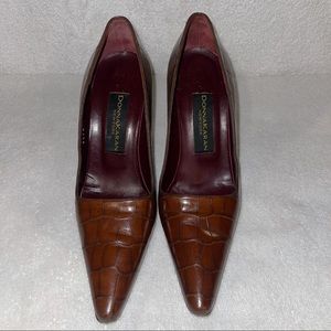 Donna Karen Brown Pump Size B7